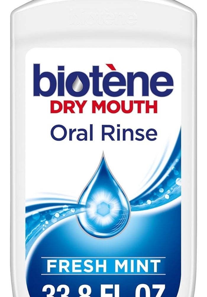 biotène Fresh Mint Oral Rinse Mouthwash for Dry Mouth - 33.8 fl oz - Image 1